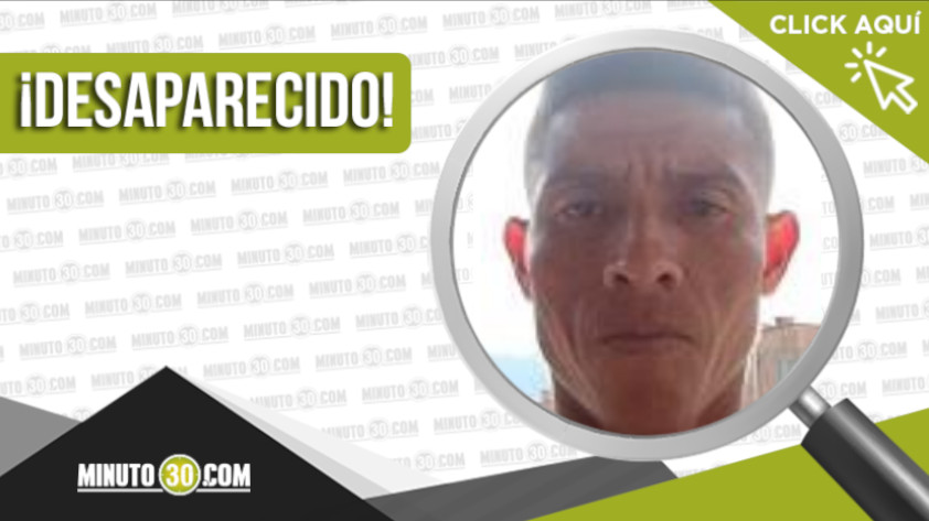 Carlos Mario Alarcón Gómez está desaparecido