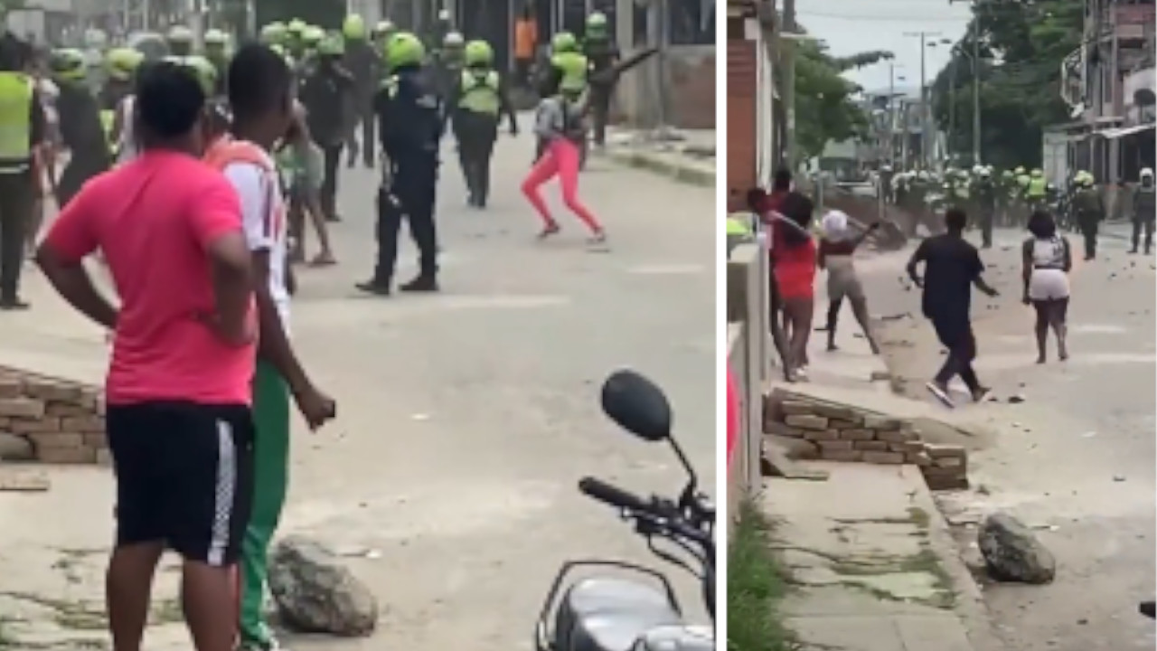 Comunidad agredió a la Policía para impedir captura de un hombre