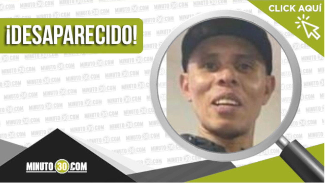 Daniel Melo Zapata, de 39 años, está desaparecido