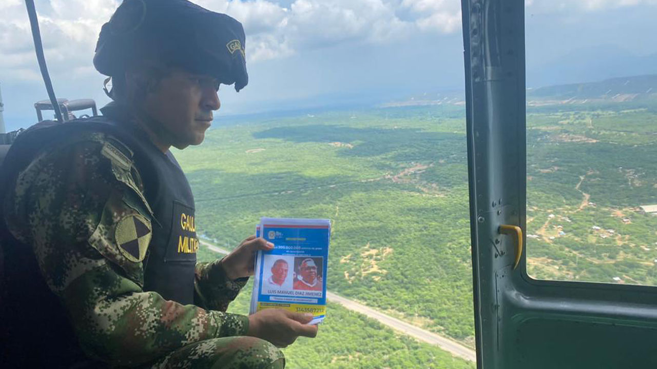 El Ejército sigue buscando al papá de Luis Díaz