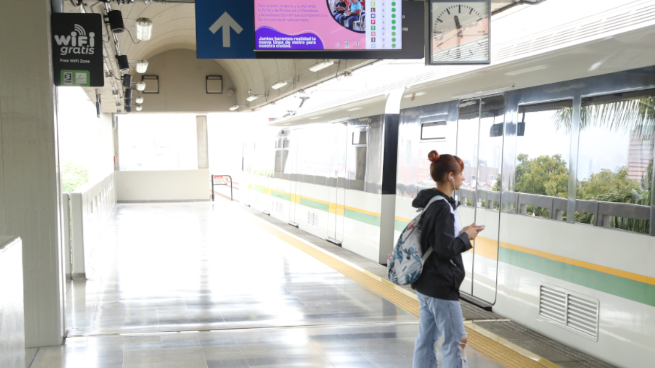 El Metro de Medellín cuenta con cinco nuevas estaciones con wifi