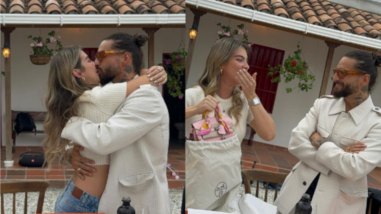 El costoso regalo que le dio Maluma a su novia Susana Gómez