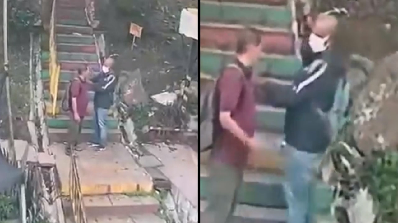 Caicedo, un hombre con tapabocas robó a un adulto