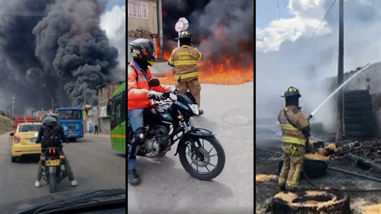 Hay cierre viales en el sector de Meissen, por incendio estructural