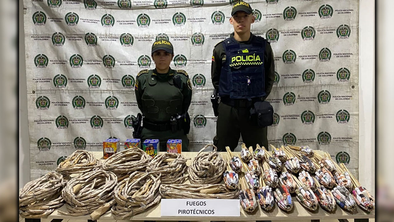 Incautaron 30 de kilos de pólvora avaluados en $1.500.000