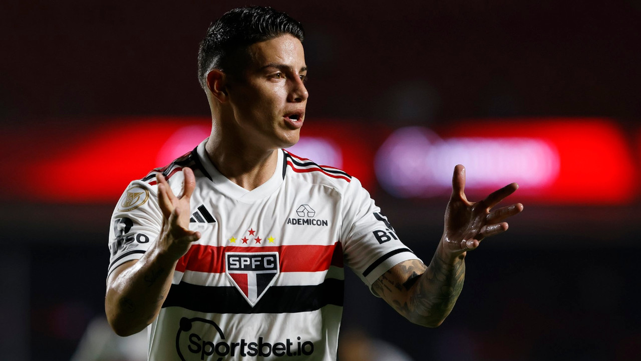 James Rodríguez se volvió a lesionar, así lo anunció Sao Paulo