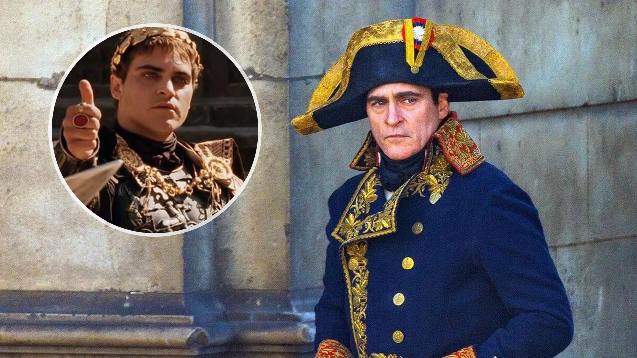 Joaquin Phoenix después "Gladiador" hace 23 años es Napoleón