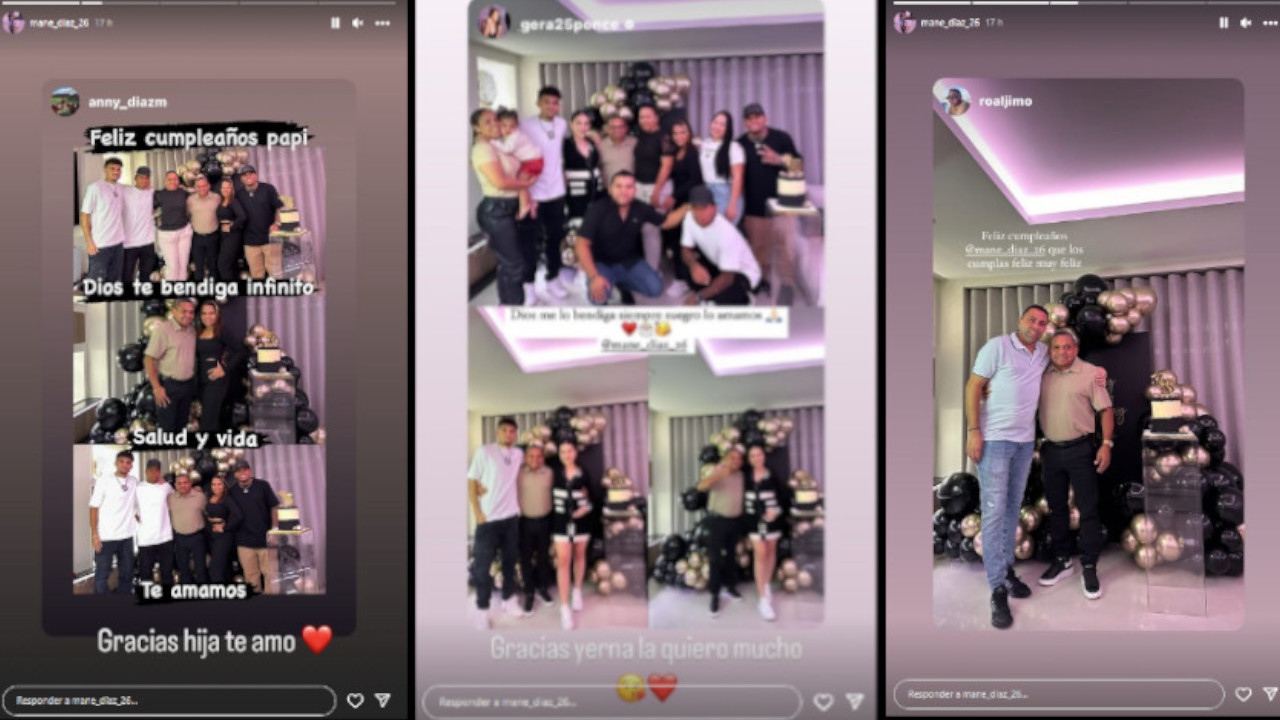 Mane Díaz celebró su cumpleaños en Inglaterra