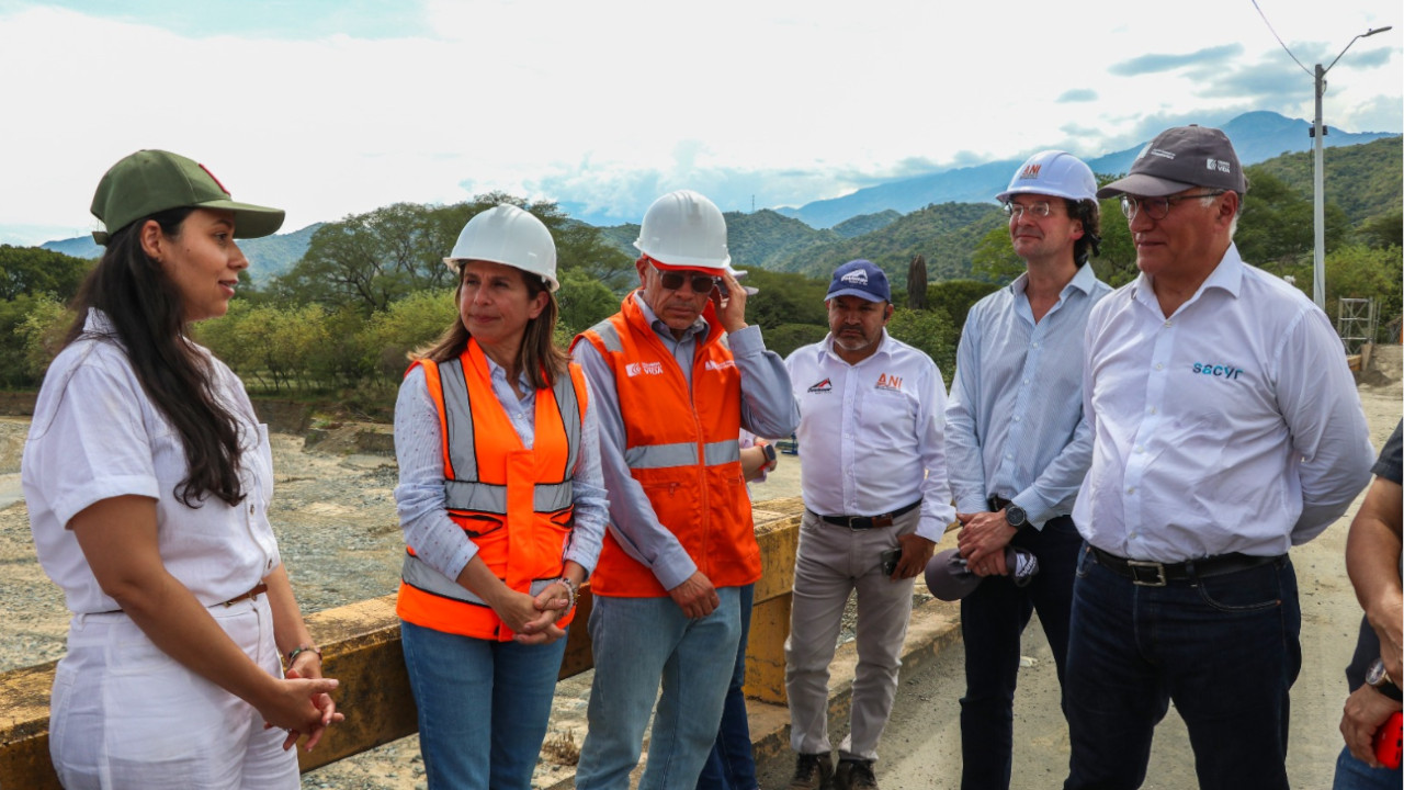 Paso provisional por el río Tonusco de Santa Fe de Antioquia