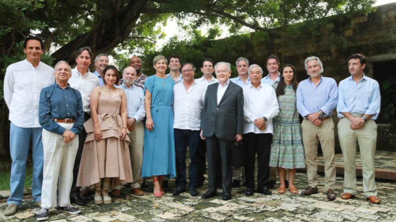¿Qué empresarios estuvieron en la reunión con Gustavo Petro?