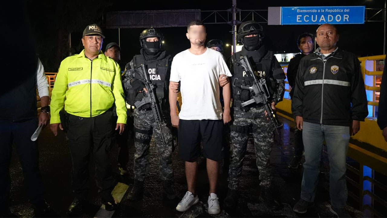 'Satanás' fue capturado en Ecuador y entregado a las autoridades colombianas