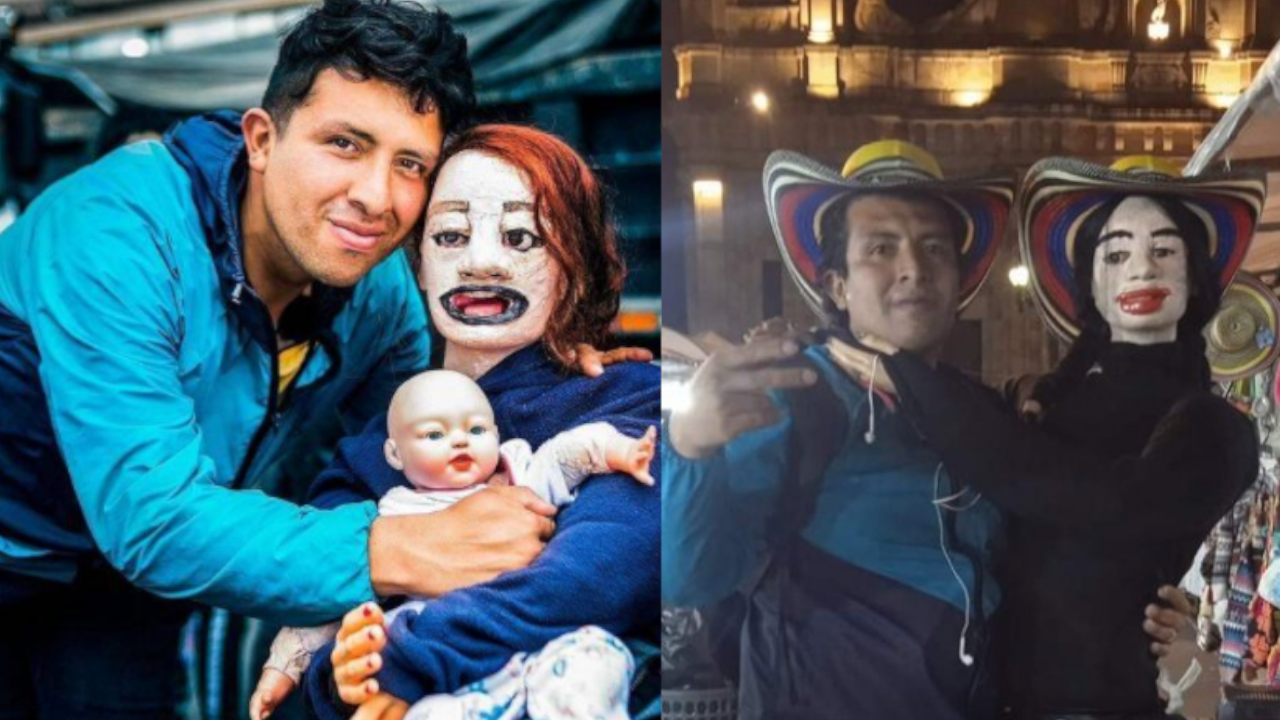 Cristian Montenegro le hizo una lipo a su 'novia de trapo'