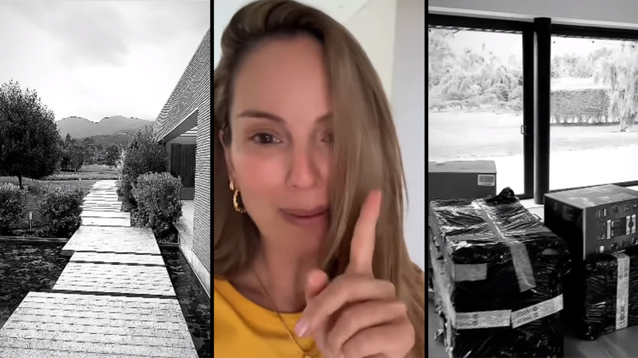 VIDEO Claudia Bahamón regresó a Colombia y estrena casa