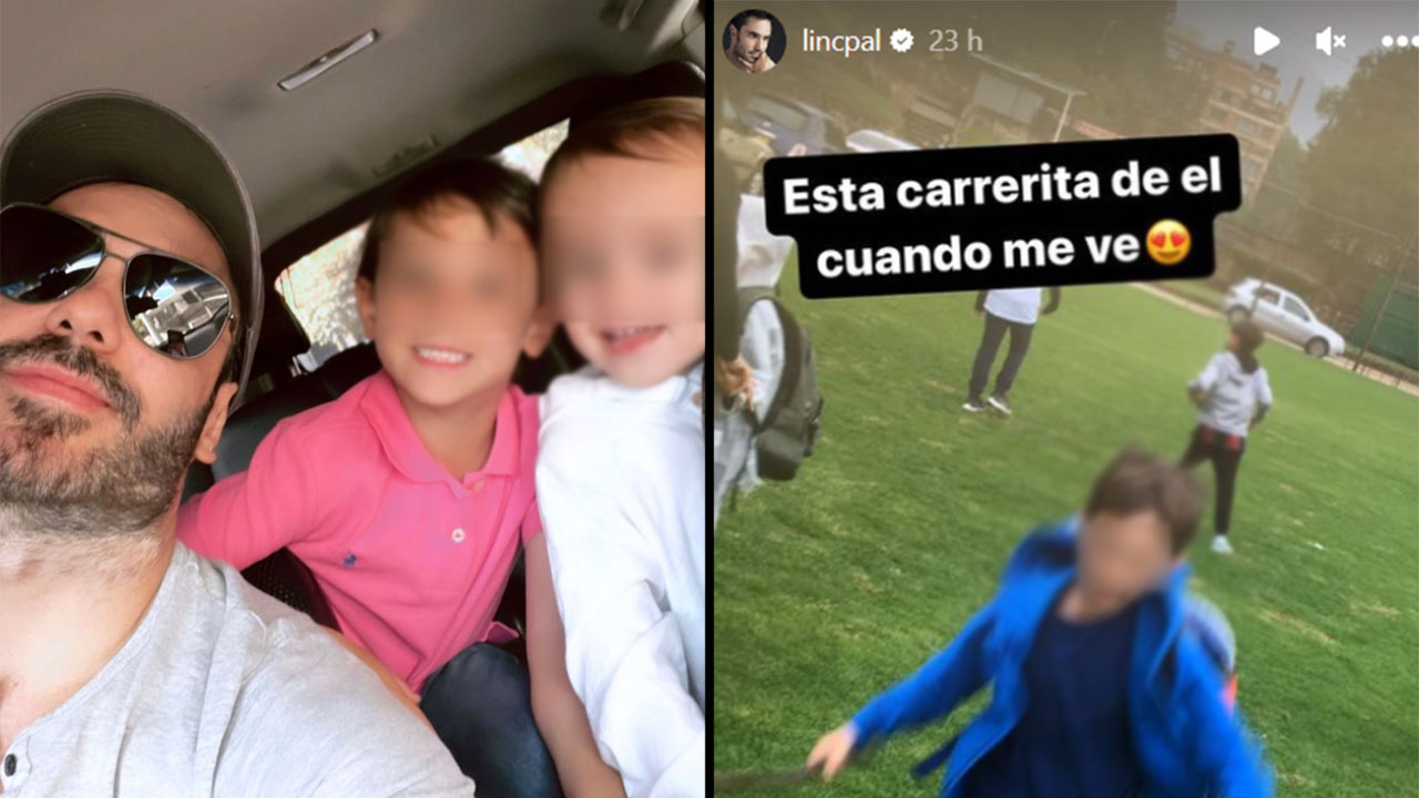 VIDEO Lincoln Palomeque es un buen papá