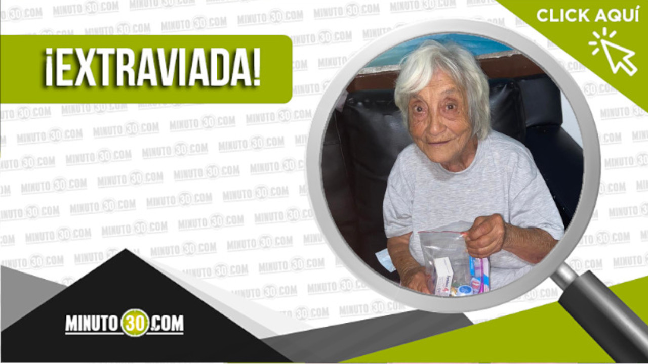 Virgeliana Arango Giraldo está extraviada en Medellín