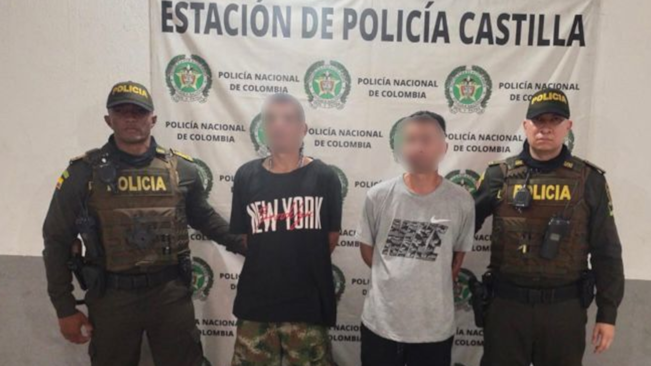 capturados Alfonso Lopez con droga