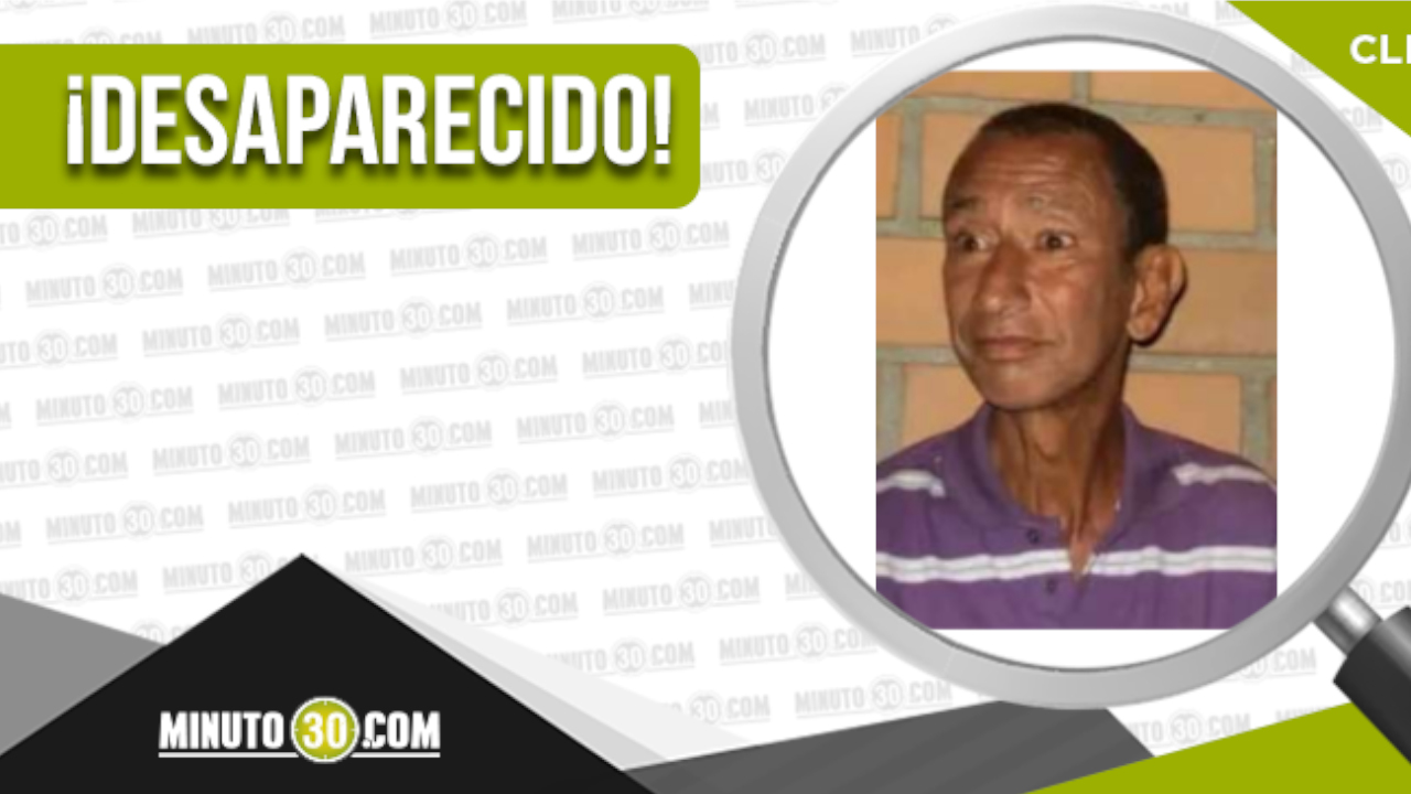 Carlos Enrique Gómez Muñoz, está desaparecido