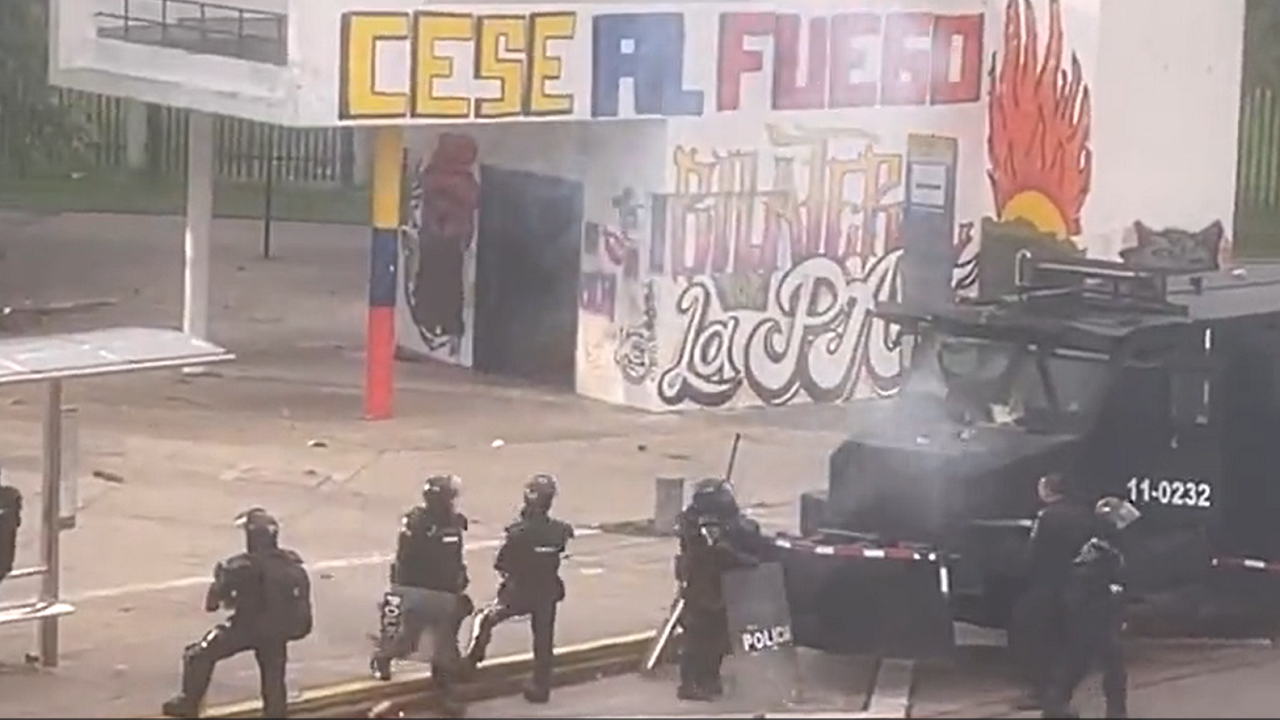 VIDEO. Esta hecha un desastre la movilidad en Bogotá por manifestaciones