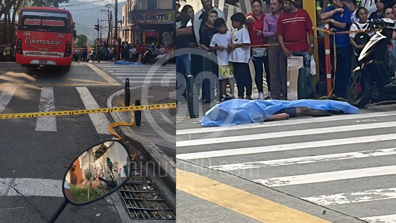 FOTOS Y VIDEO. El choque de un bus y una moto dejó una persona muerta y otra herida en Manrique la 45 3 FOTOS Y VIDEO. El choque de un bus y una moto dejó una persona muerta y otra herida en Manrique la 45