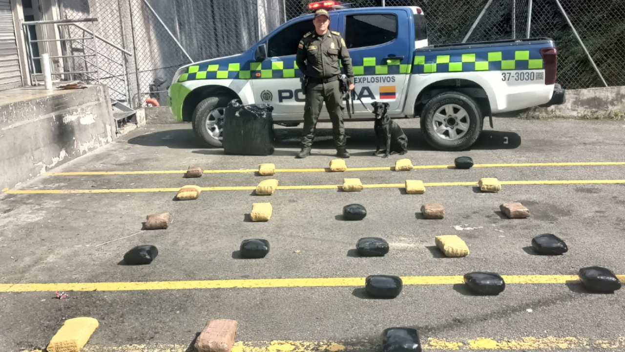 Incautaron un cargamento gigante de Marihuana en Sabaneta