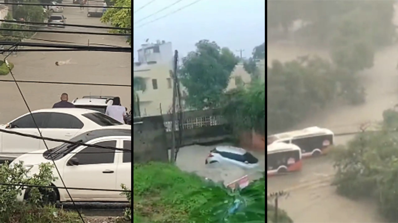 10.000 familias afectadas tras torrencial aguacero en Cartagena