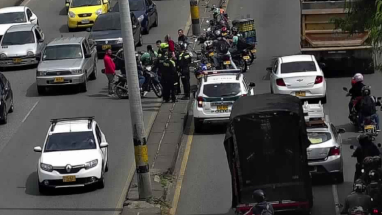 Hay movilidad reducida en la Autopista Norte por incidente