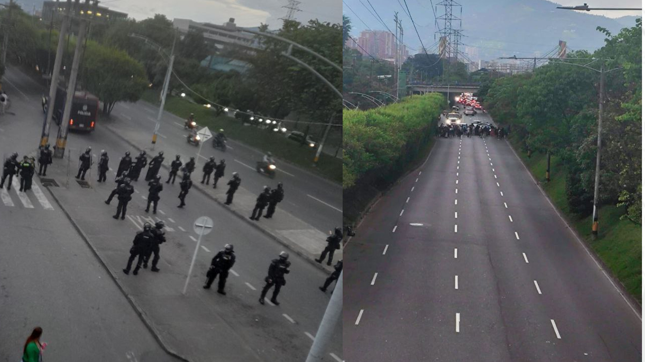 Todavia hay taco pero ya habilitaron la vía de la Av. Regional y la Av. Las Vegas