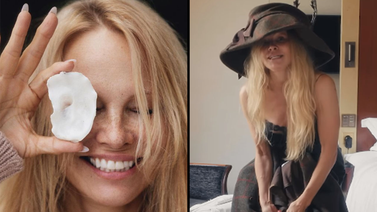 Pamela Anderson le dice adiós al maquillaje