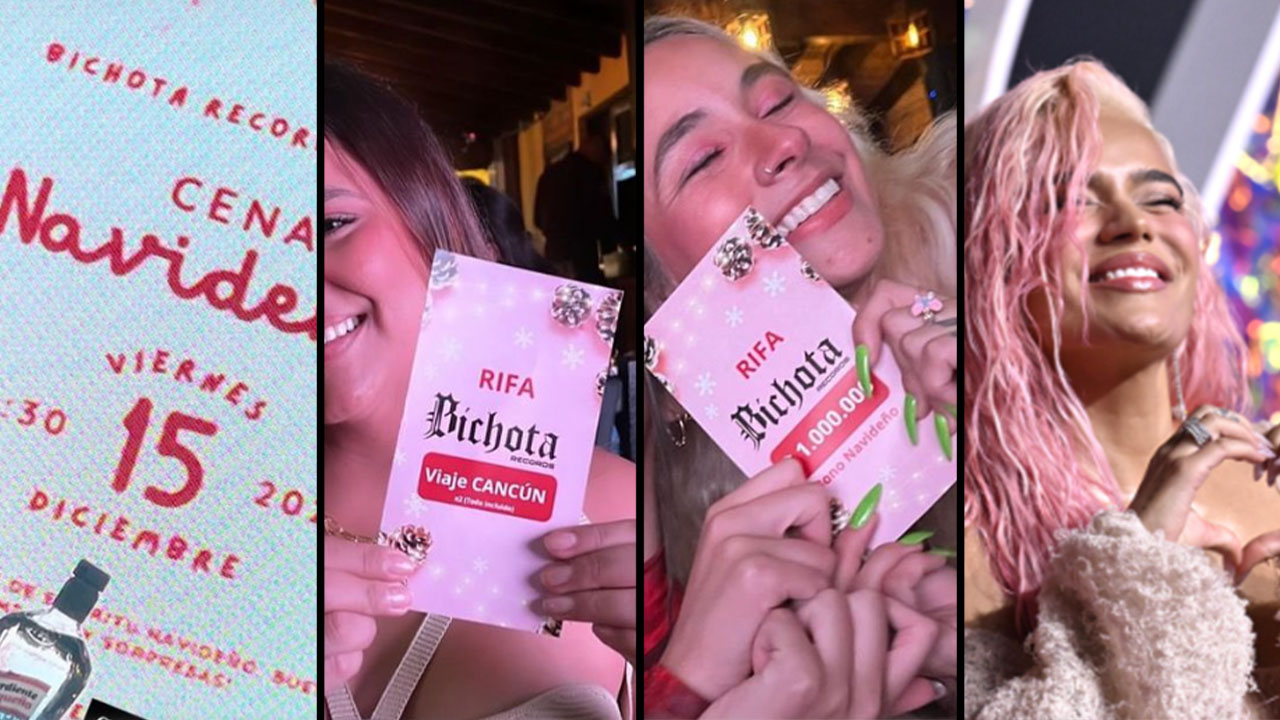 "Mera Fiesta de Navidad" y regalos para Team Karol G