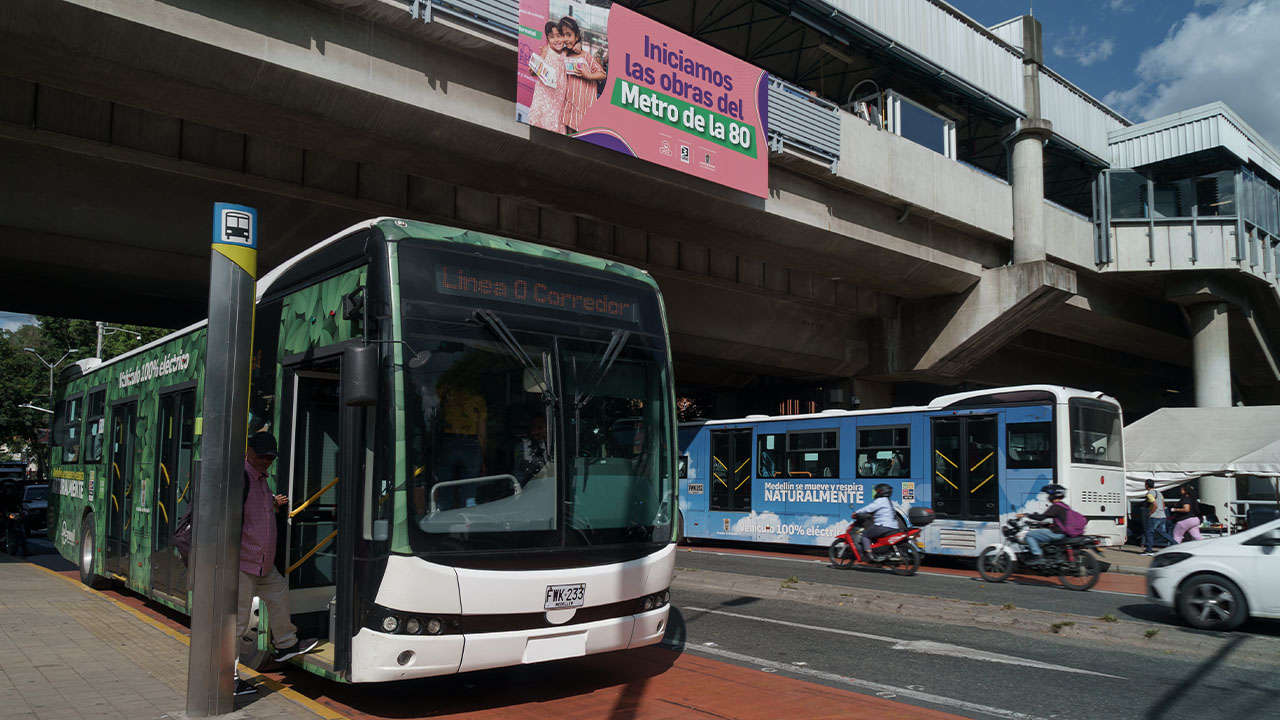 Buses eléctricos del Metro de Medellín: 18.340 usuarios en 2023