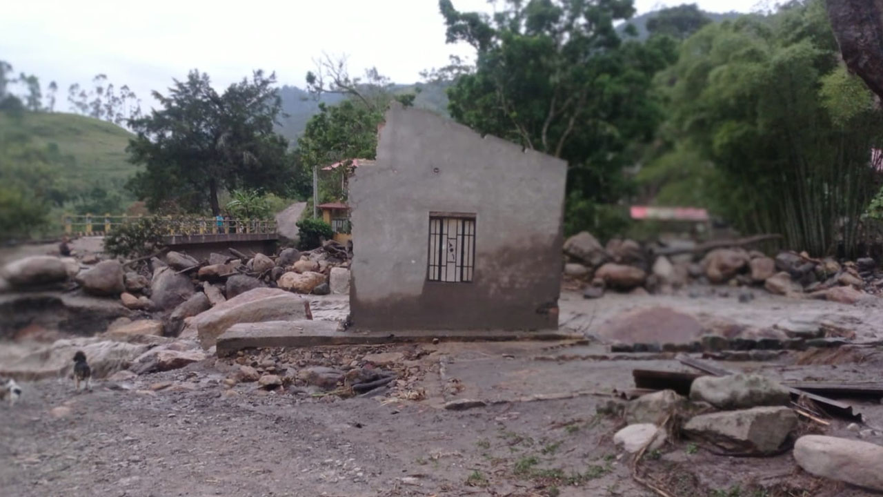 Seis veredas afectadas tras fuertes lluvias en Choachí