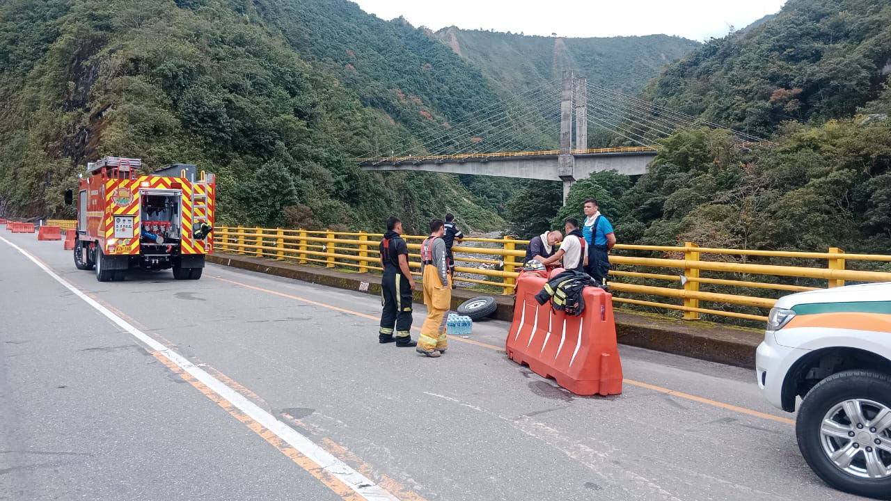 Se conocen detalles del incendio en el túnel de Quebrada Blanca, vía Bogotá - Villavicencio