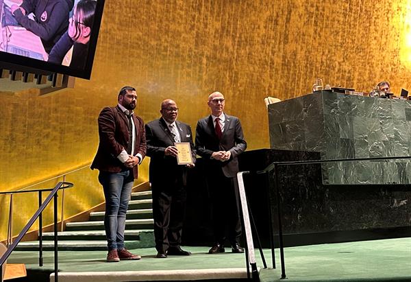 Uruguayo Pereyra hace encendida defensa del campo latinoamericano al recoger premio de ONU