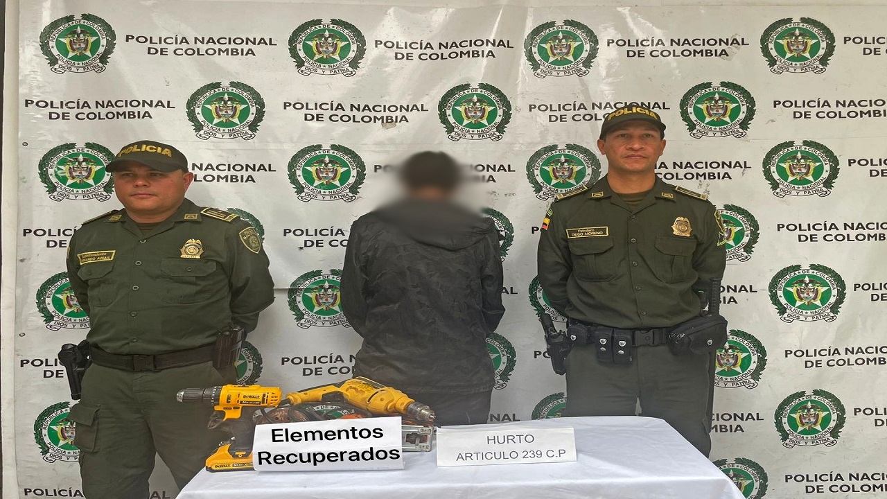 FOTOS. Por hurto y alucinógenos capturaron a unos hombres en Antioquia