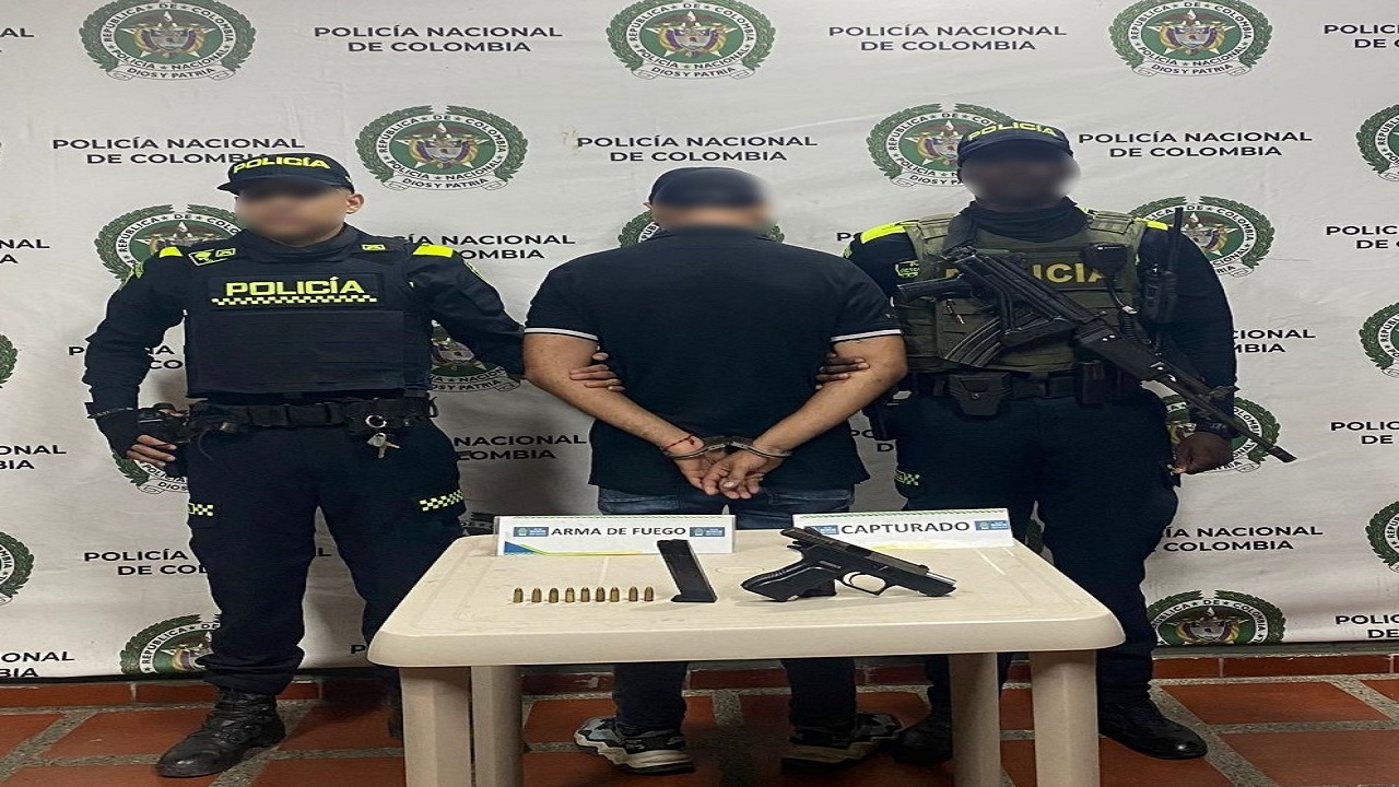 FOTOS. En Quibdó y en Tadó capturaron a dos hombre armados, no tenia permiso