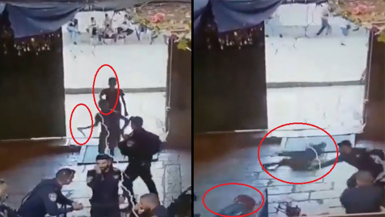 Dos jóvenes apuñalan a un policía frente a sus compa y les respondieron a tiros