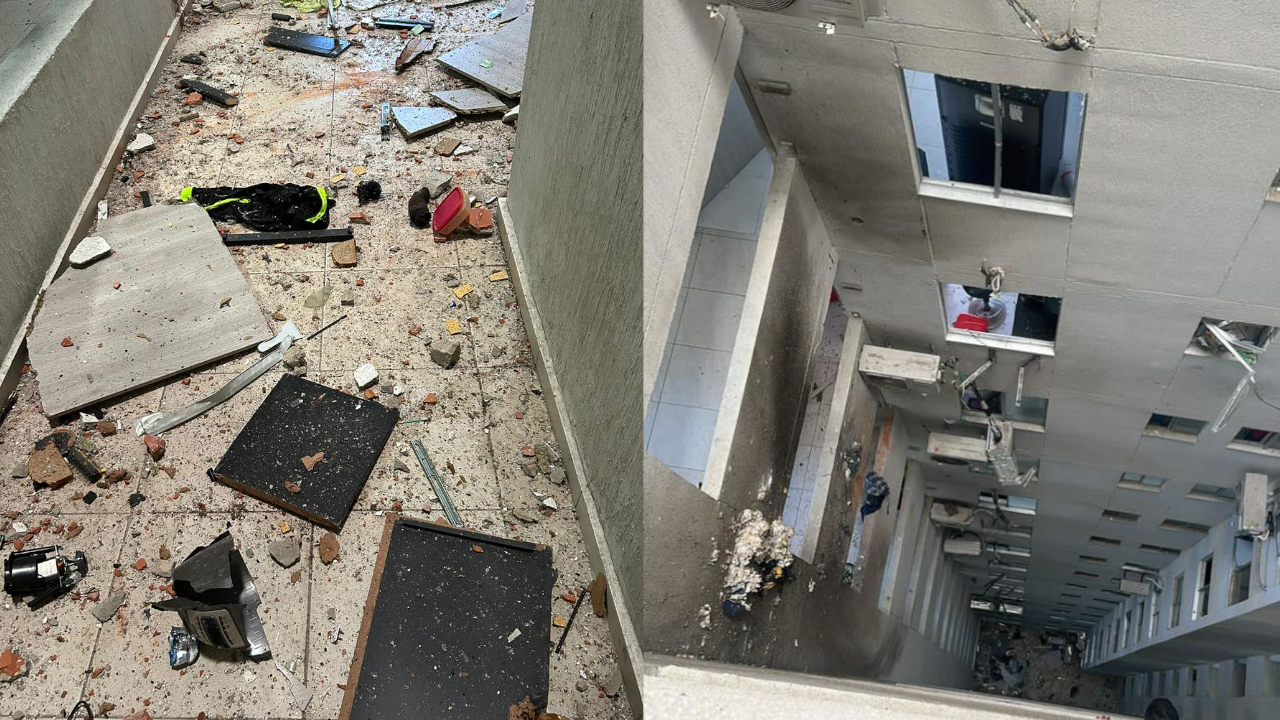 VIDEO. 'Impactante'. En Cartagena una cocina explotó al parecer un hombre se iba a conectar ilegalmente del gas