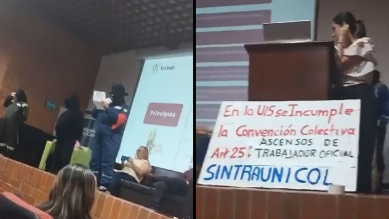 Encapuchados en la UIS anuncian paro por aumento de matrícula, pasó de $130 mil a $1.750.000