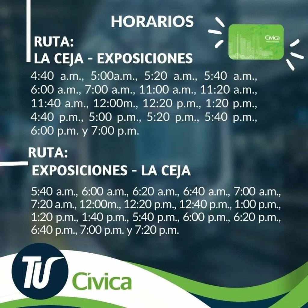 Desde hoy opera ruta directa desde Medellín a La Ceja y viceversa