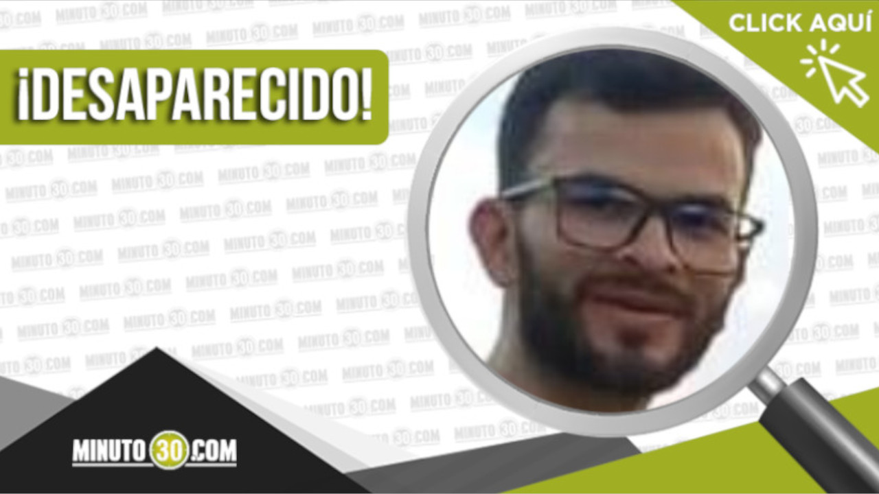 Harol Steven Ceballos Ramírez está desaparecido