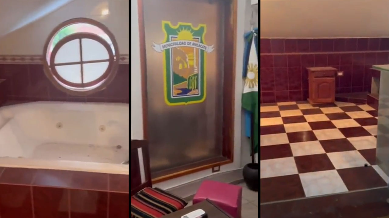 Hasta jacuzzi en su oficina, tenía un intendente municipal en Argentina