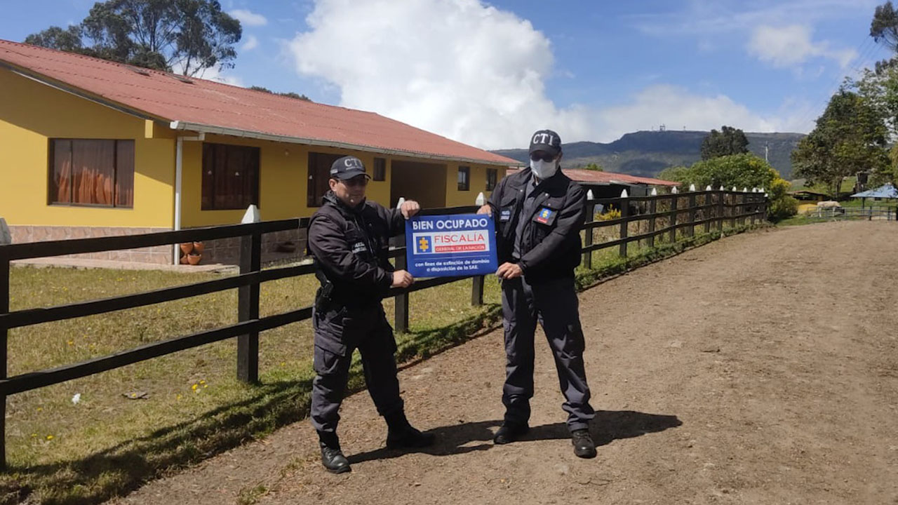 La Fiscalía ocupó 1.320 bienes que serían de alias ‘Nicolás’, presunto cabecilla del Clan del Golfo extraditado