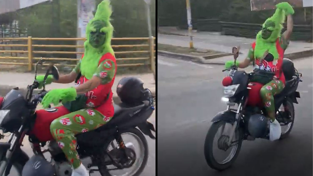 La ‘Grinch’ de Bucaramanga que se robó las miradas