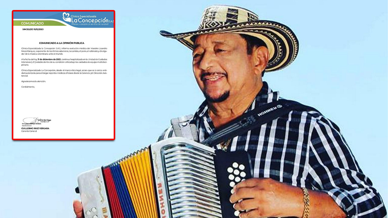 Lisandro Mesa "sigue vivo" mensaje a Colombia