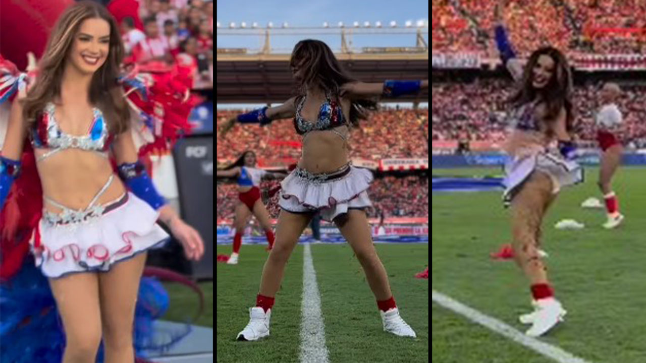 Elianis Garrido chicaneo ser porrista del Campeón de Colombia