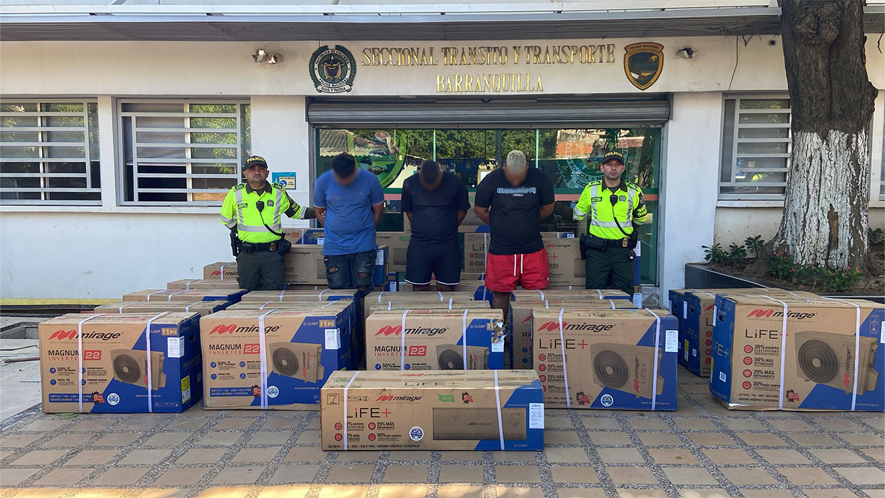 ¿Mucho calor? Los cogieron con 106 aires acondicionados que se habían robado