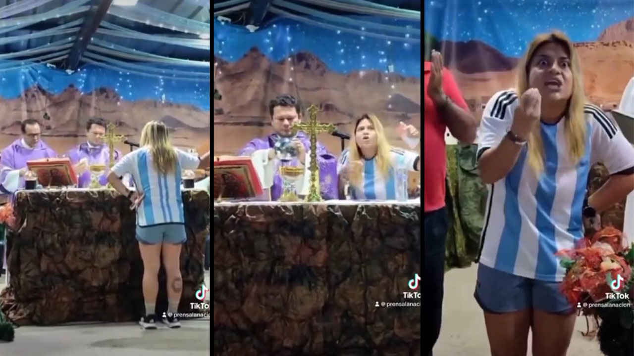 Mujer interrumpió una misa en Neiva