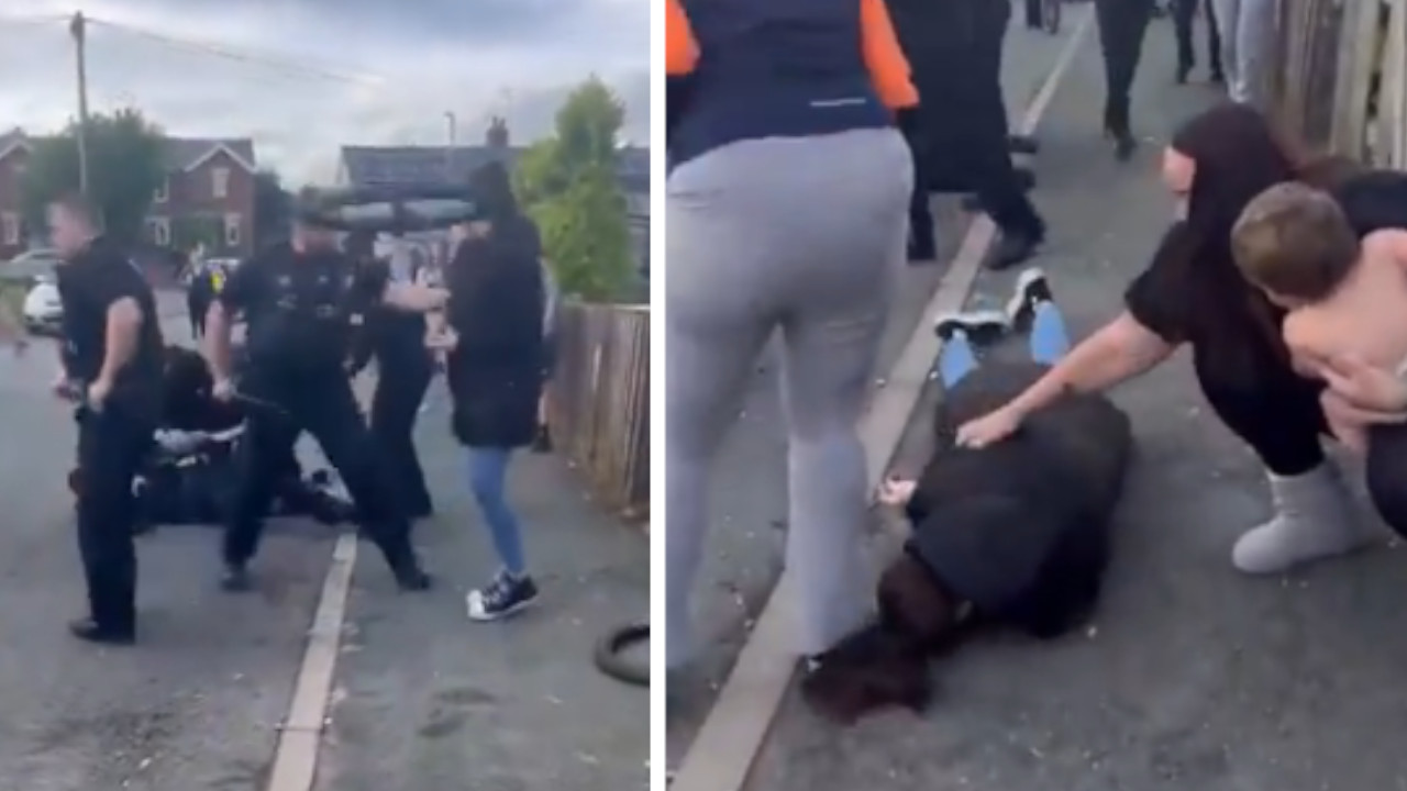 Mujer terminó inconsciente luego de ser golpeada con neumático