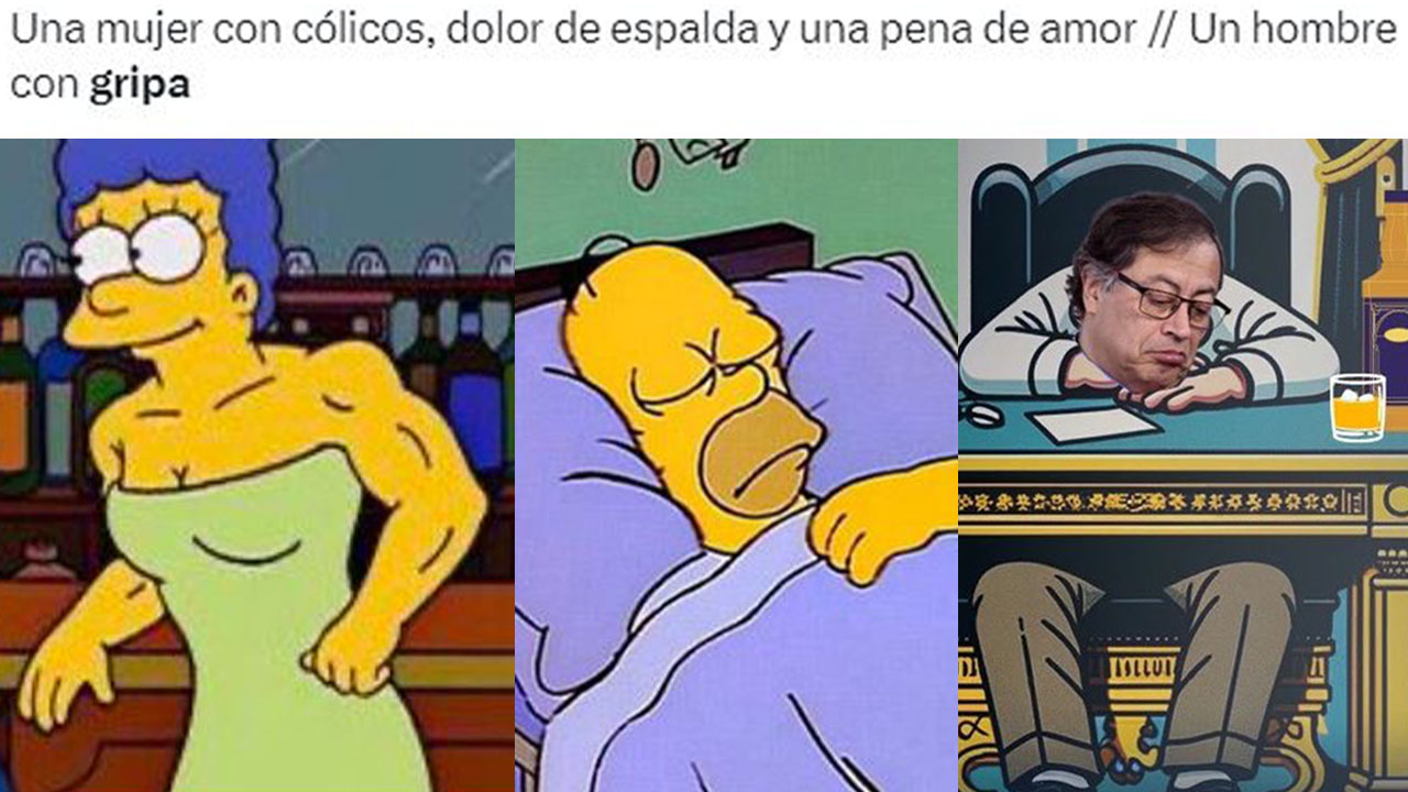 Memes por la 'gripa' de Petro se toman las redes sociales