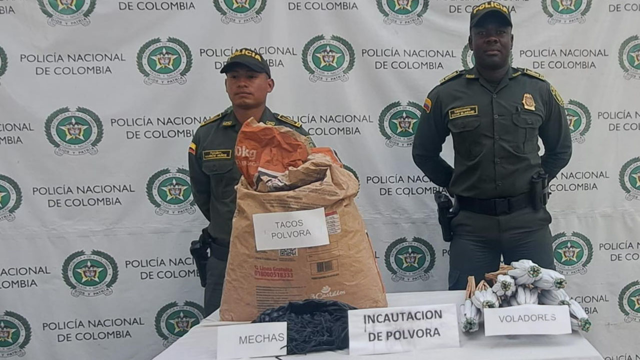 'Se perdieron varios milloncitos': Cogieron una carga de pólvora en Antioquia